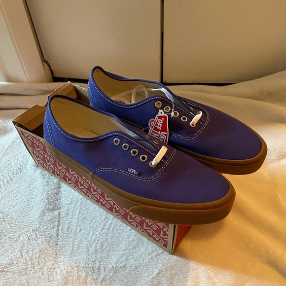 NEW Vans Authentic Gum Spectrum Blue White Purple - Picture 3 of 4